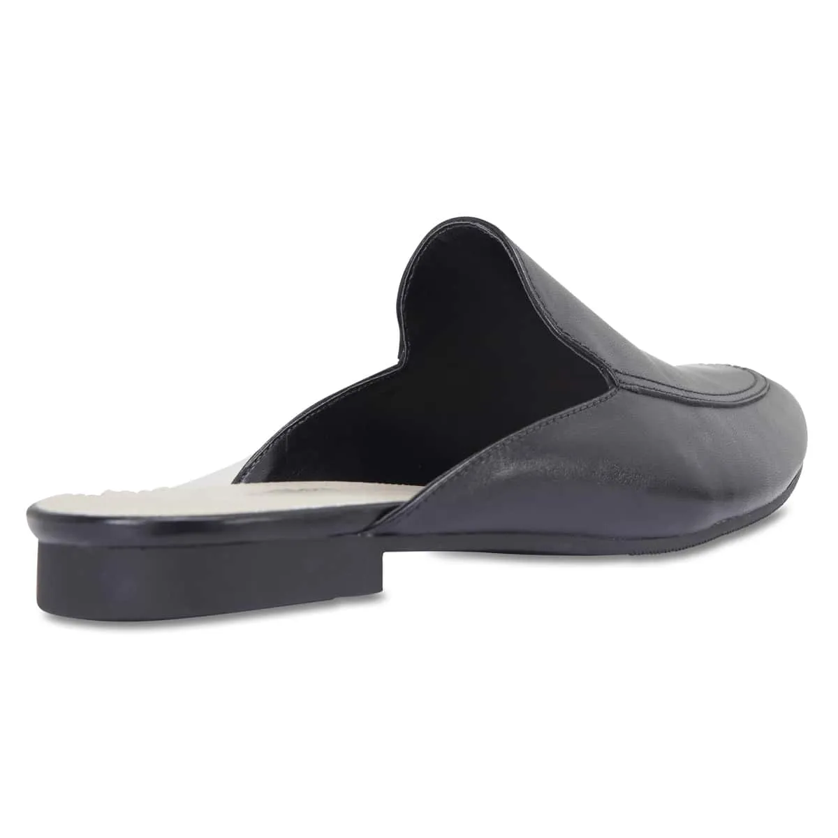 Talent Slide in Black Leather