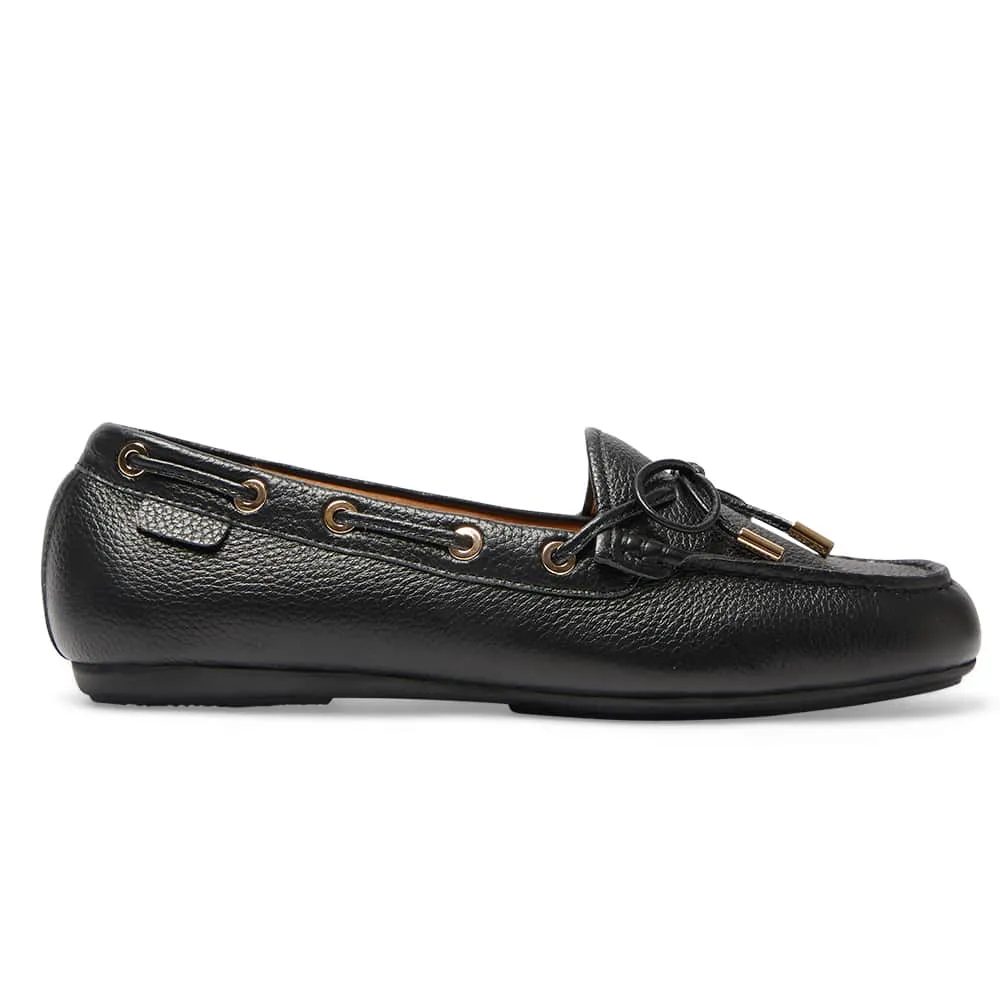 Tango Loafer in Black Leather