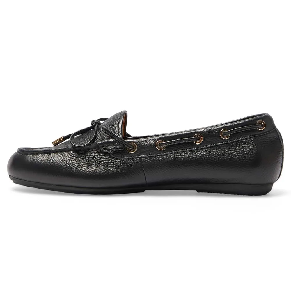 Tango Loafer in Black Leather