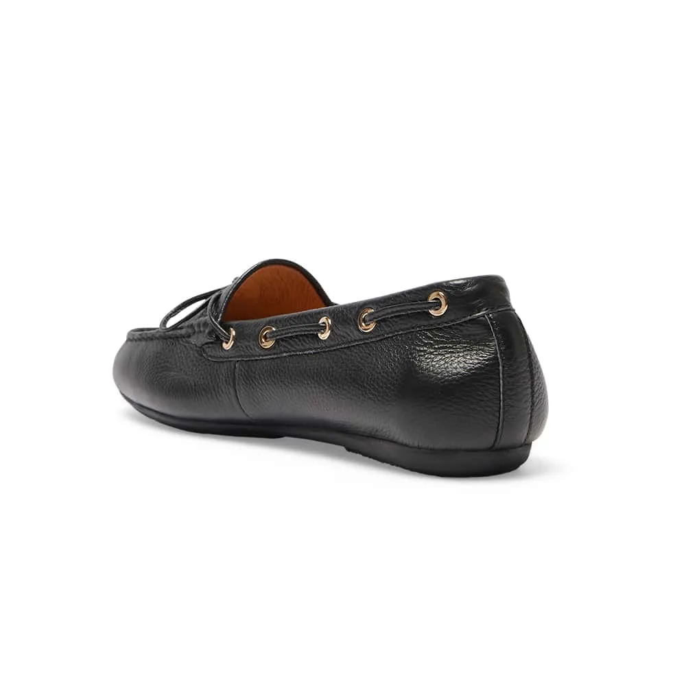 Tango Loafer in Black Leather