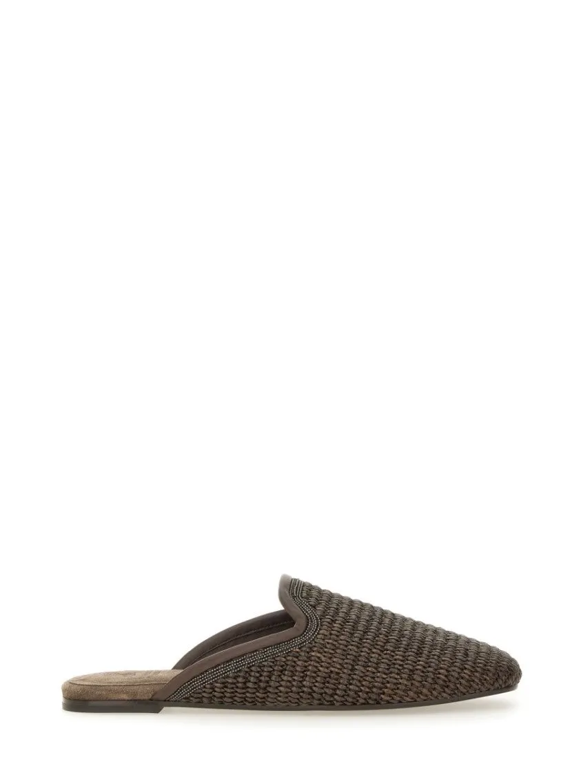 Techno Raffia Slipper