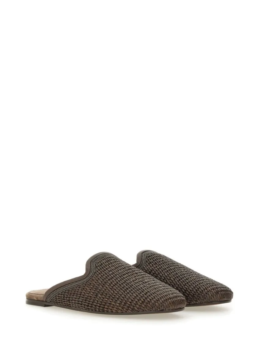 Techno Raffia Slipper