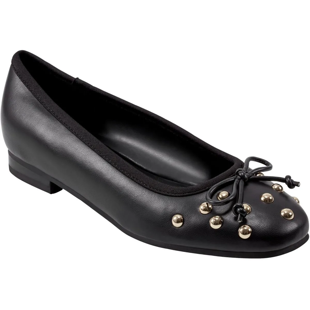 TEMPT Womens Metallic Manmade Ballet Flats
