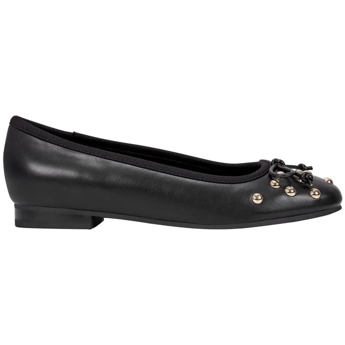 TEMPT Womens Metallic Manmade Ballet Flats