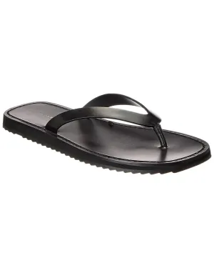 The Row City Leather Flip Flop