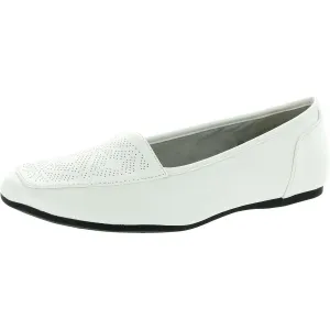 Thrill Perf Womens Comfort Insole Faux Leather Loafers