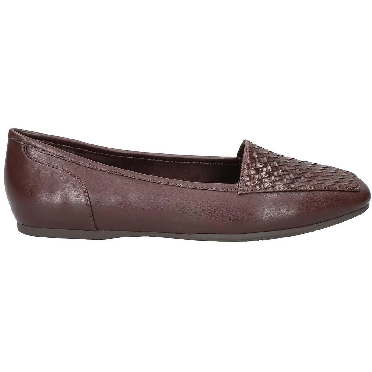 THRILL Womens Cushioned Footbed Faux Leather Loafers