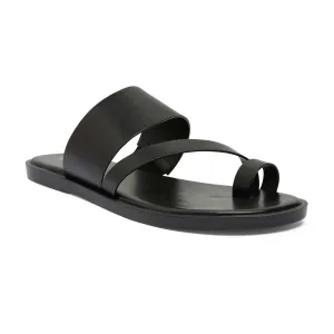 Tibet Sandal in Black Leather