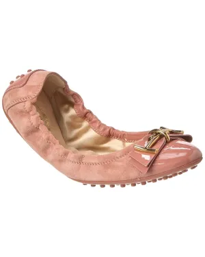 TODs Suede Flat