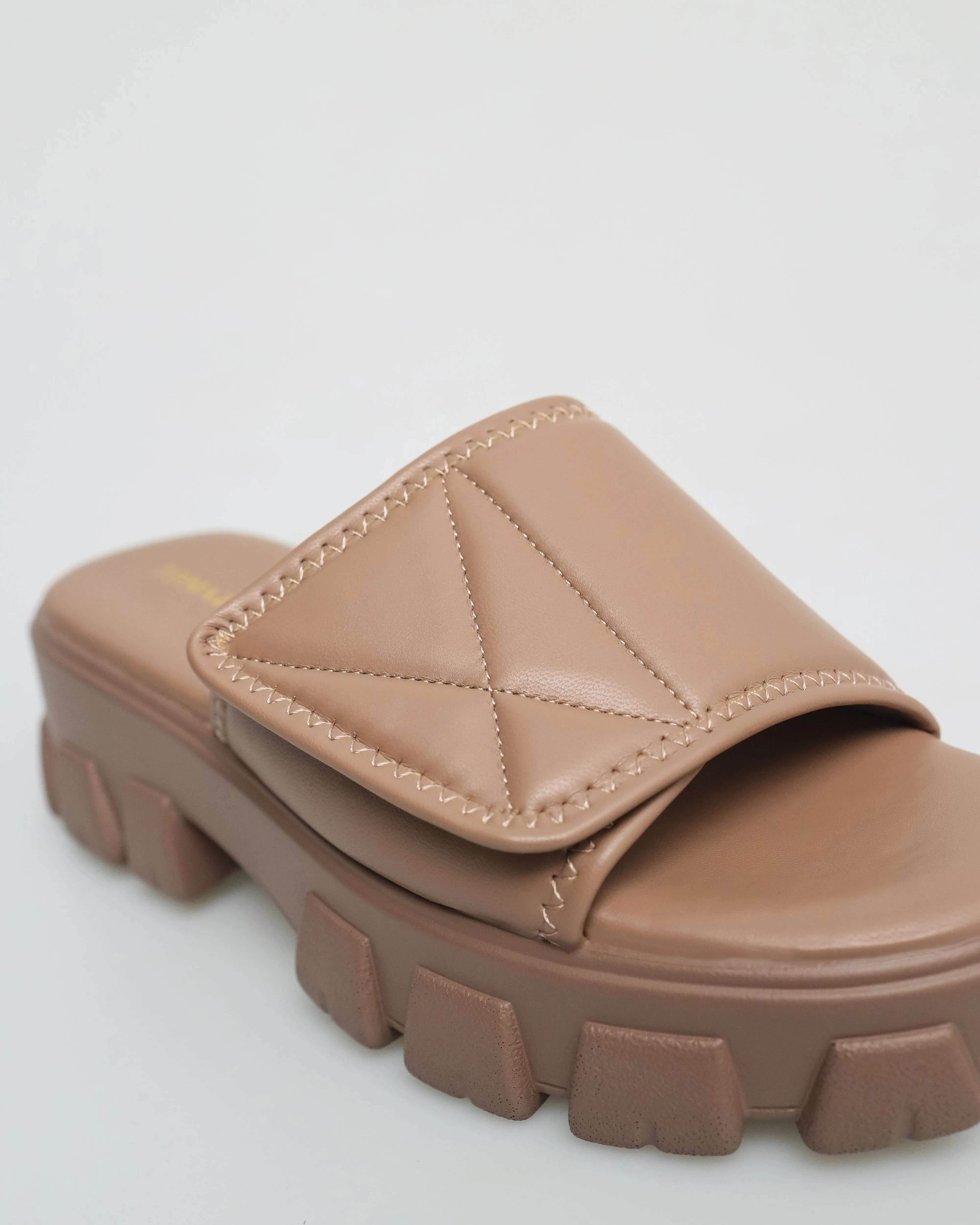 Tomaz FL057 Ladies Slide On Padded Sandals