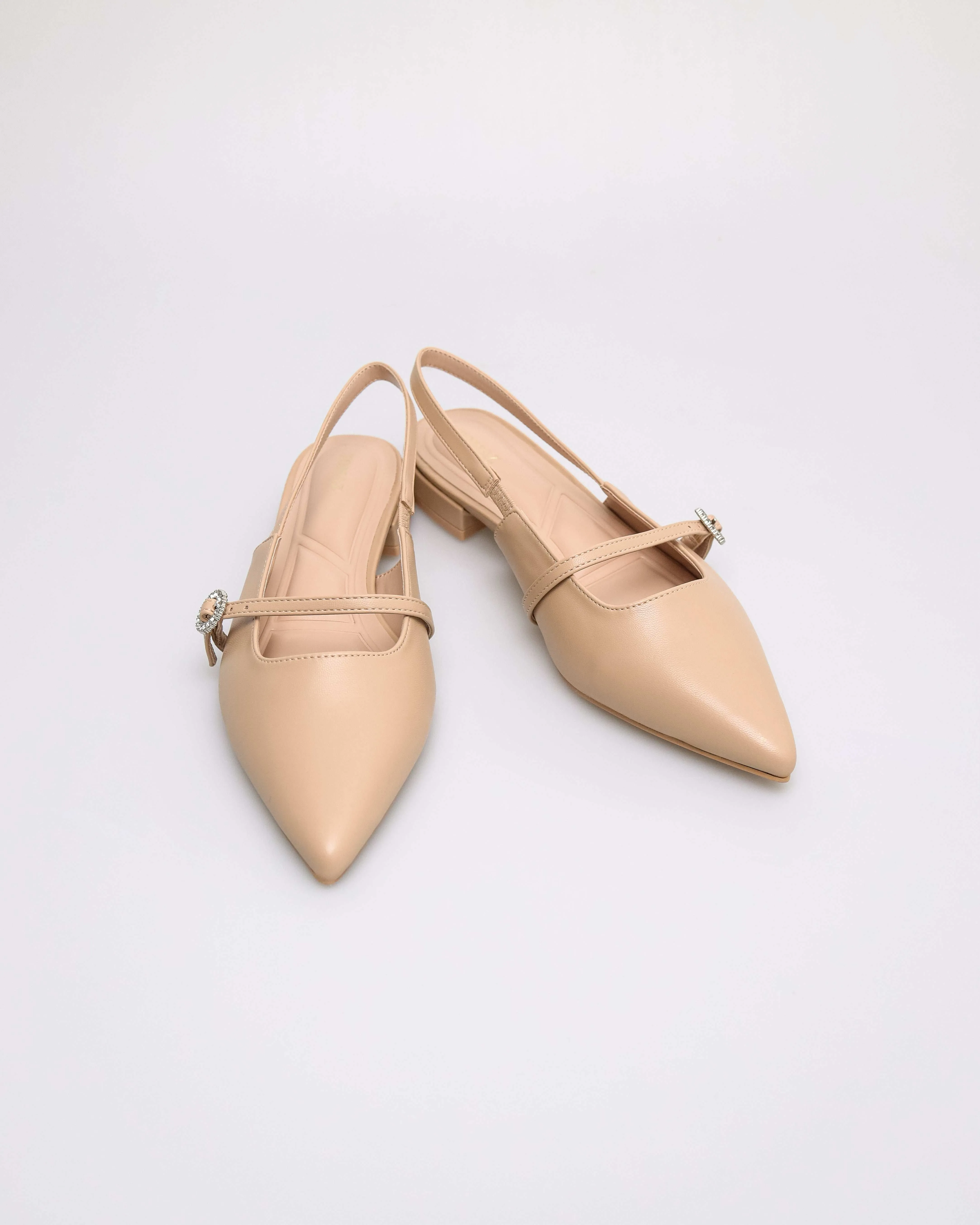 Tomaz FL116 Ladies Glitter Charm Flats