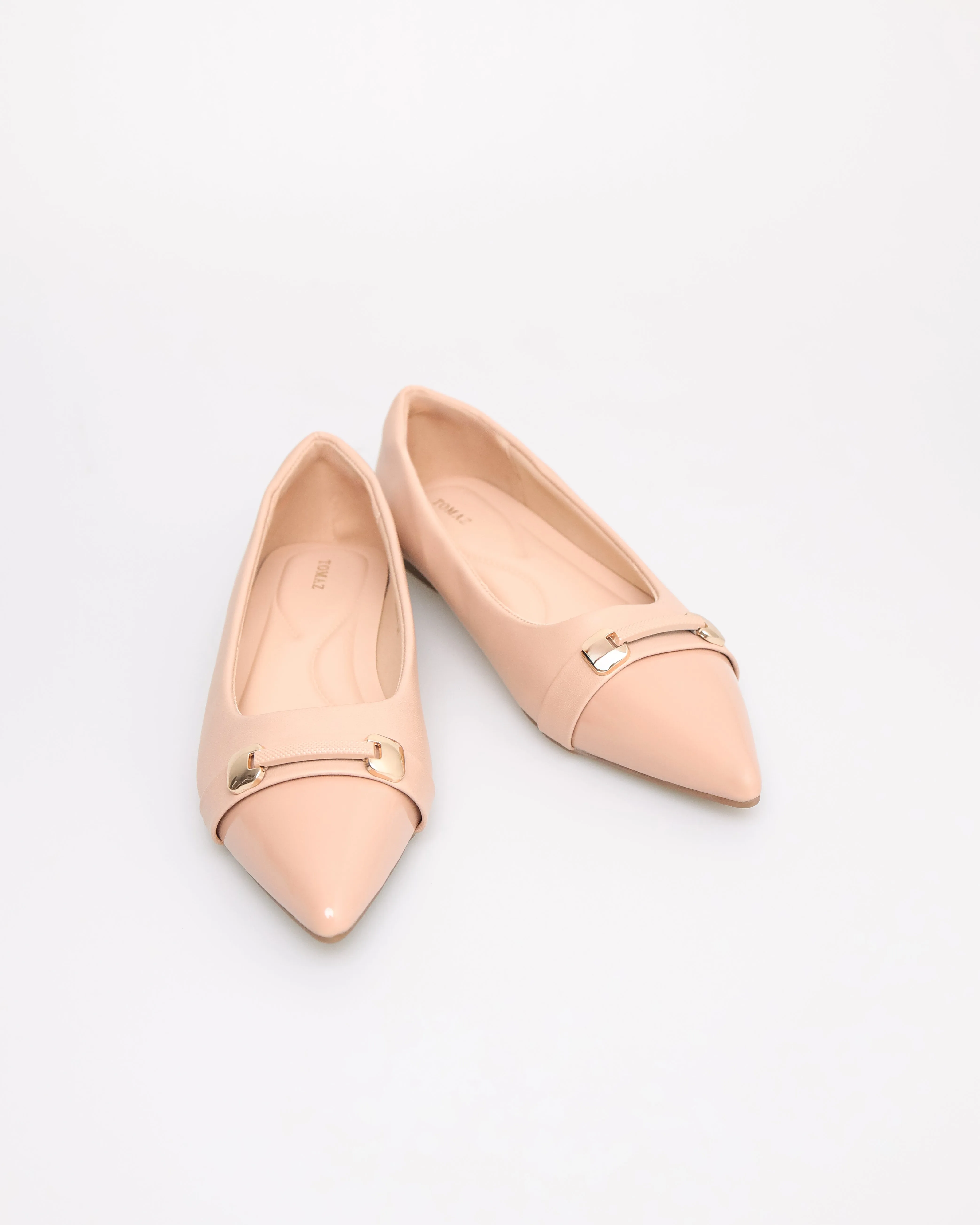 Tomaz NN374 Ladies Pointy Elegance Band Flats