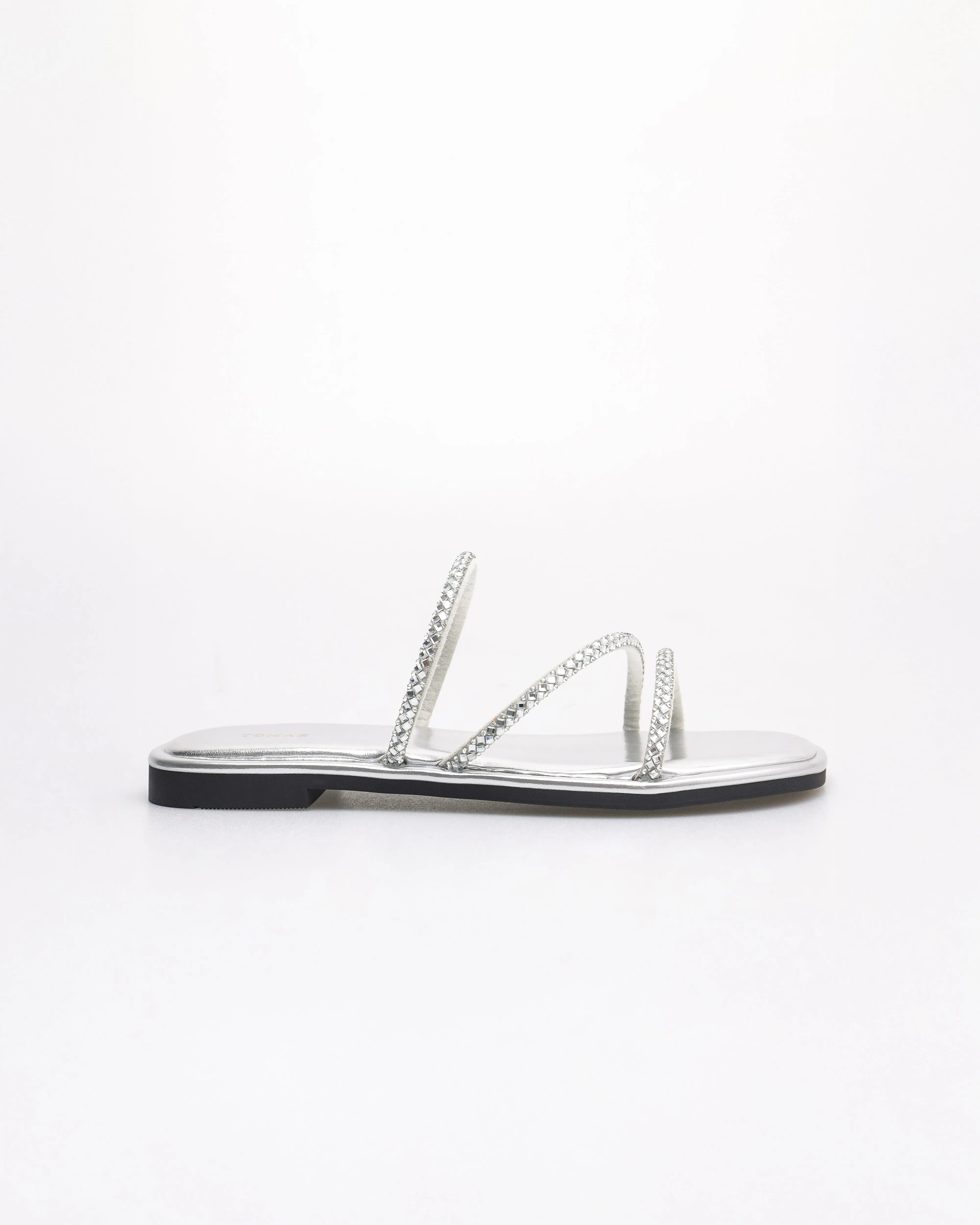 Tomaz NN507 Ladies Strappy Rhinestone Flats