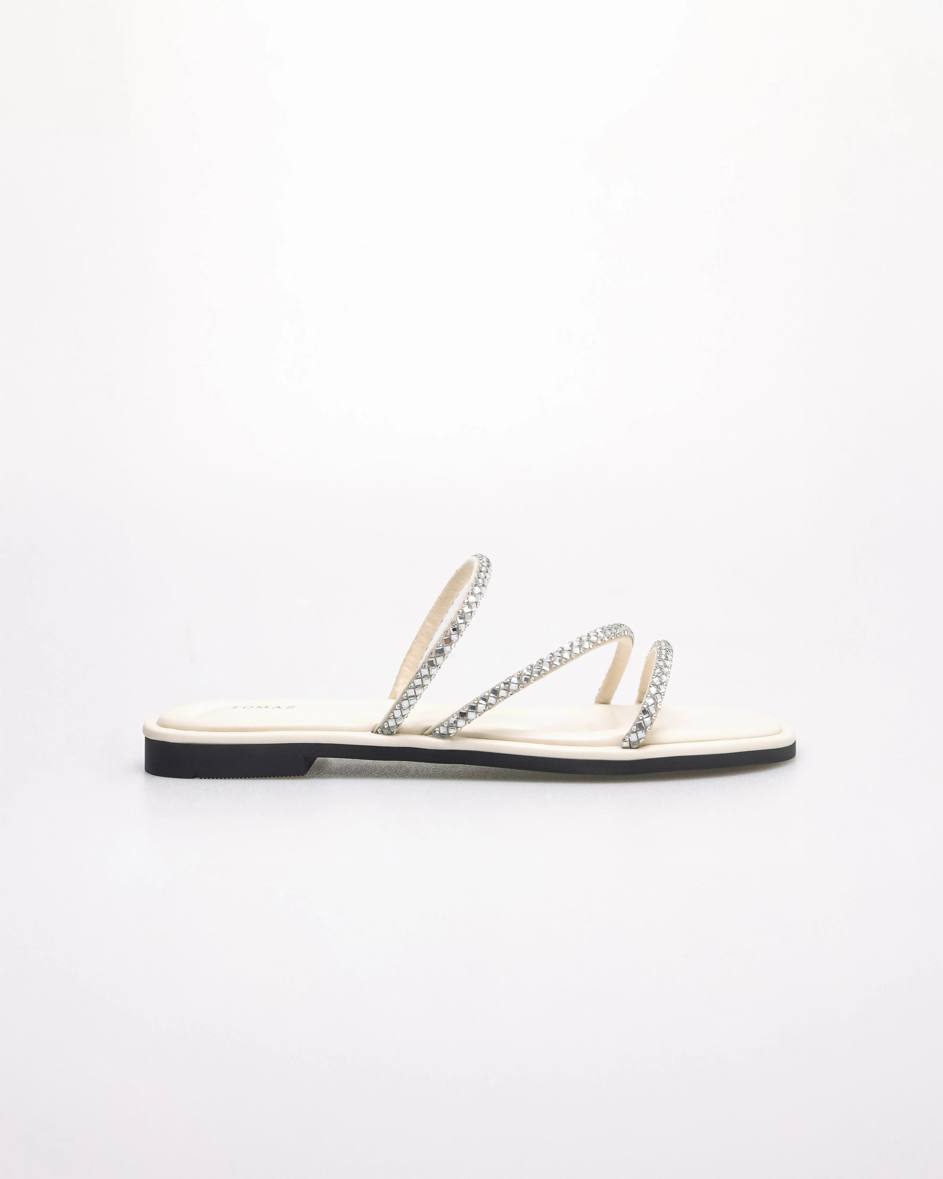 Tomaz NN507 Ladies Strappy Rhinestone Flats