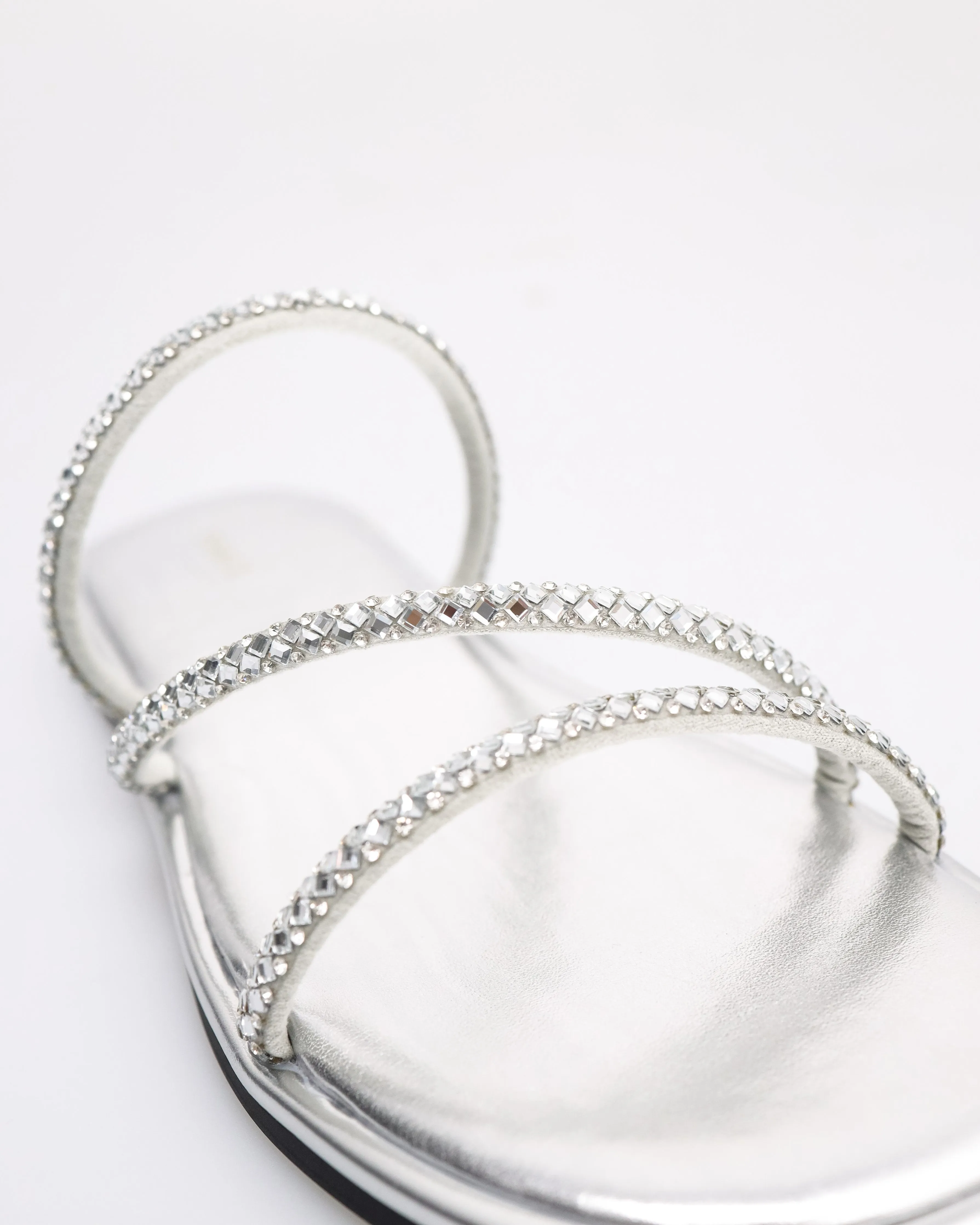 Tomaz NN507 Ladies Strappy Rhinestone Flats