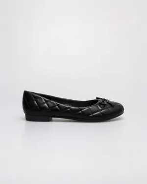 Tomaz NN598 Ladies Quilted Bow flats