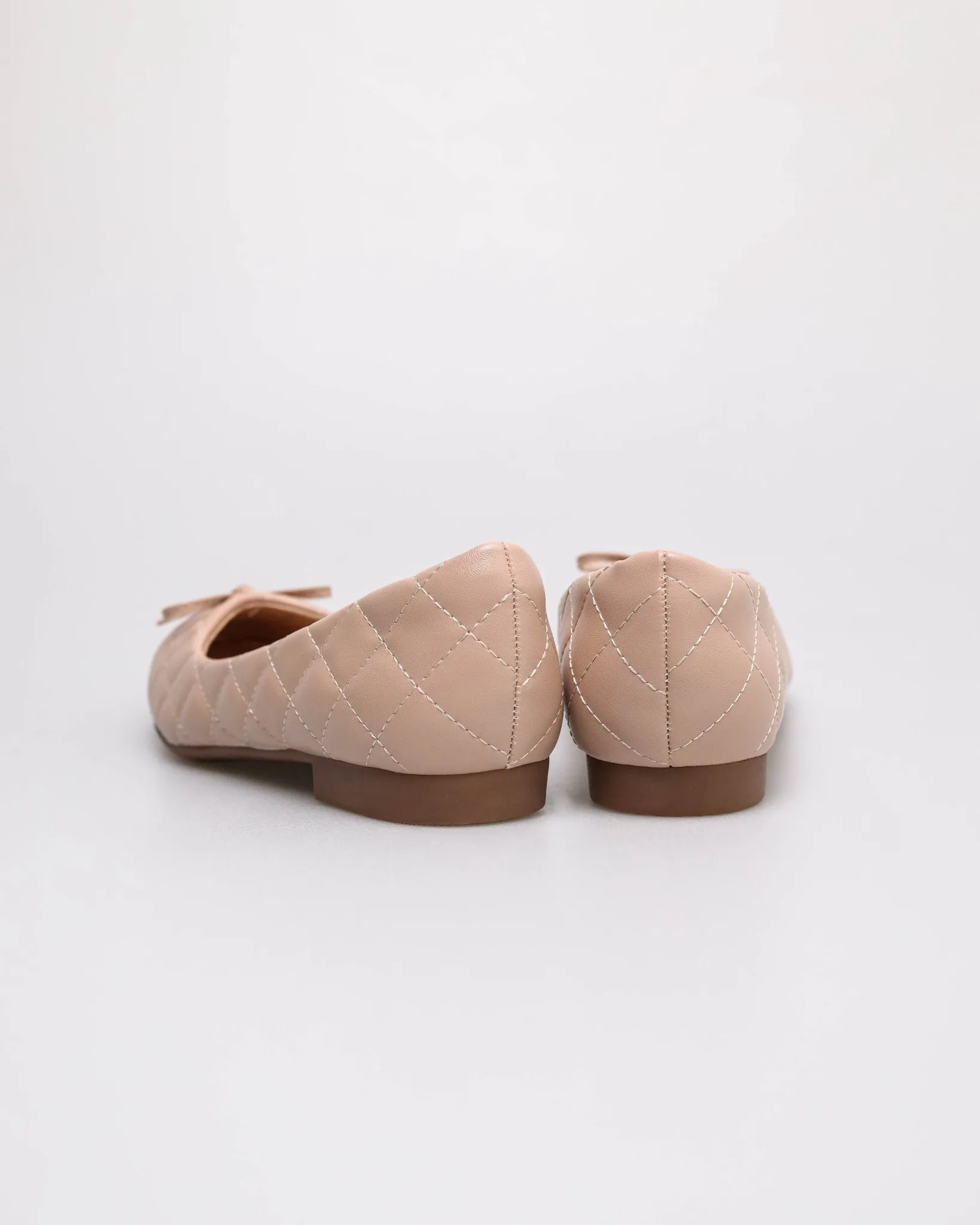 Tomaz NN598 Ladies Quilted Bow flats