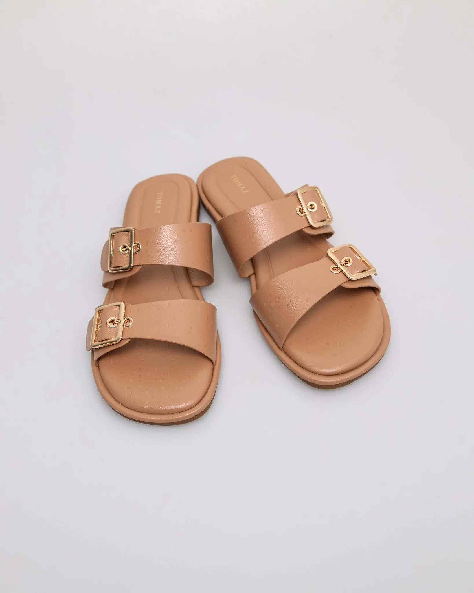 Tomaz NN608 Ladies Gold Buckle Sandal