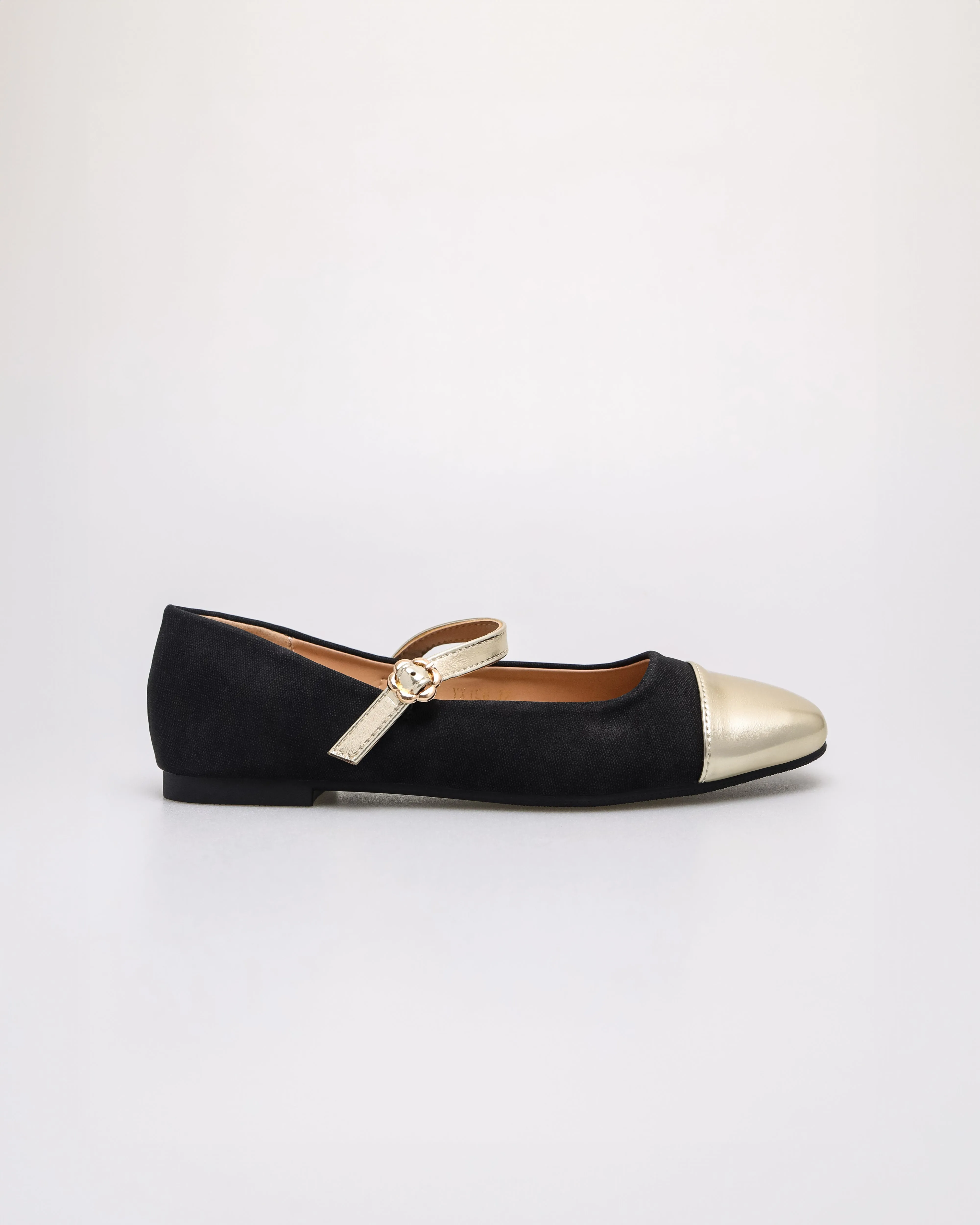 Tomaz YX196 Ladies Flowery Buckle Flats