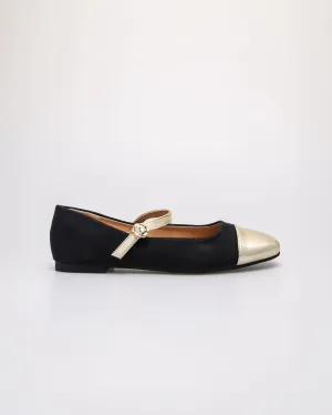 Tomaz YX196 Ladies Flowery Buckle Flats