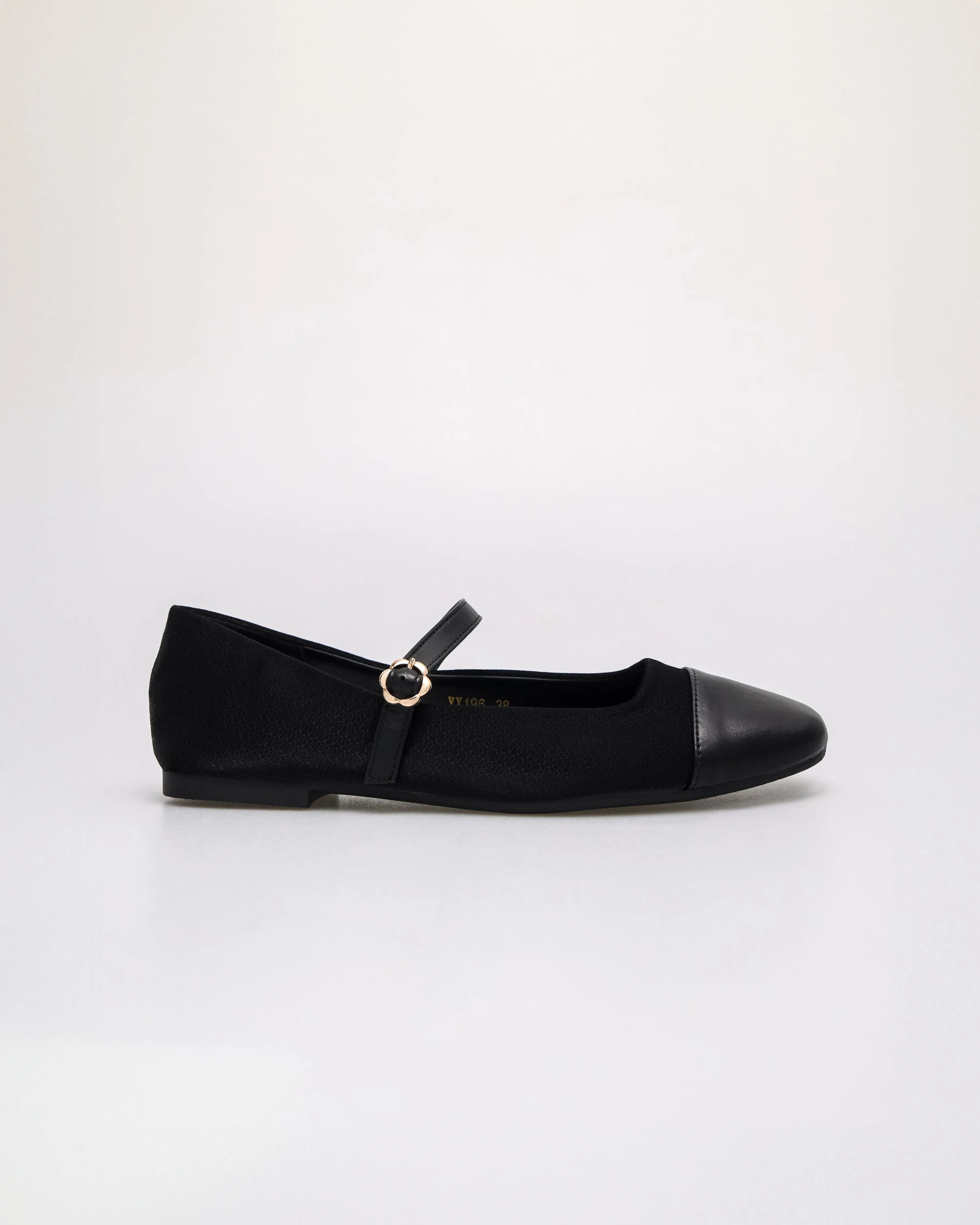Tomaz YX196 Ladies Flowery Buckle Flats