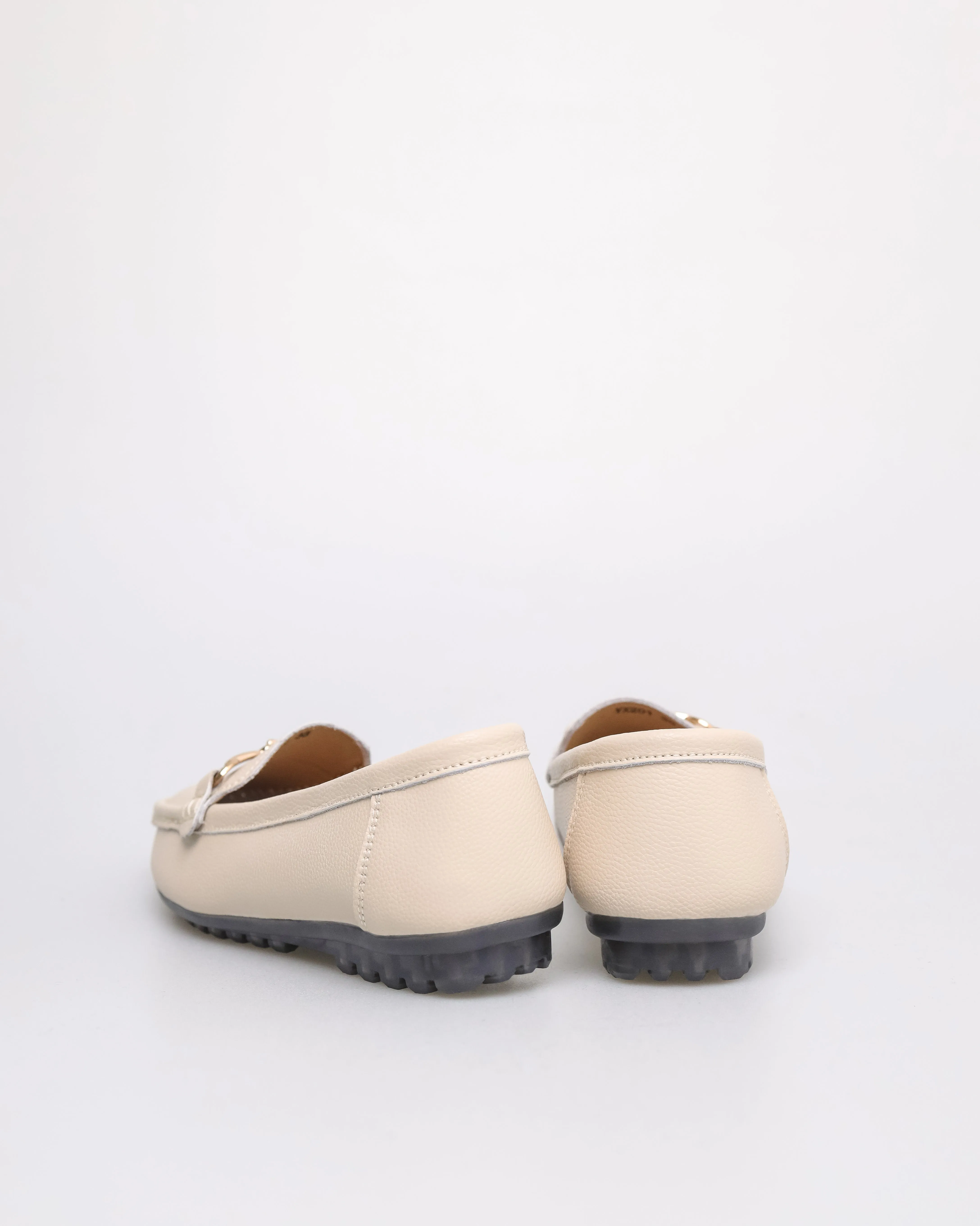 Tomaz YX201 Ladies Metallic Buckle Flats