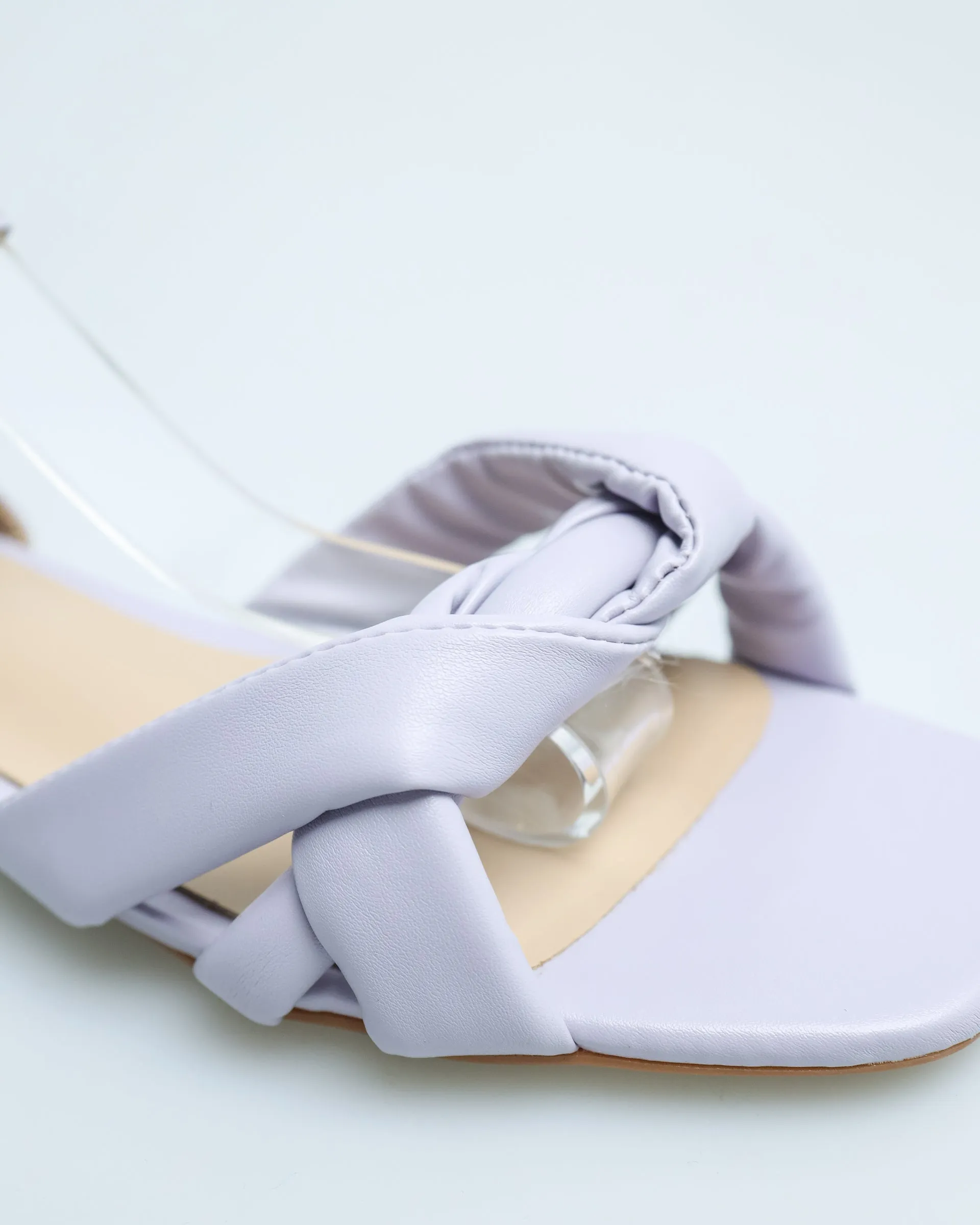 Tomaz YX83 Ladies Twisted Strap Slingback Sandals (Purple)