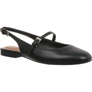 Torraa Womens Faux Leather Cushioned Footbed Slingbacks