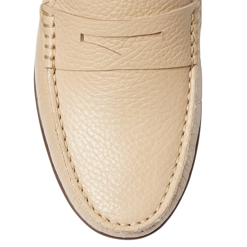 Travis Loafer in Nude Leather