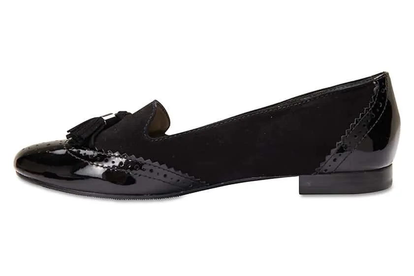 Trudy Loafer in Black Patent