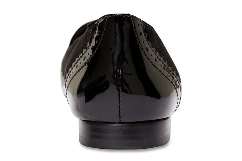 Trudy Loafer in Black Patent