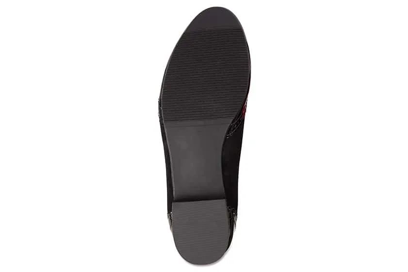Trudy Loafer in Black Patent