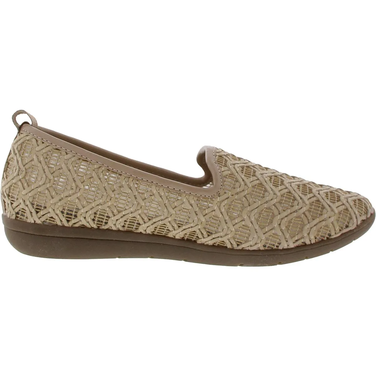 TWISTY Womens Woven Manmade Flat Shoes