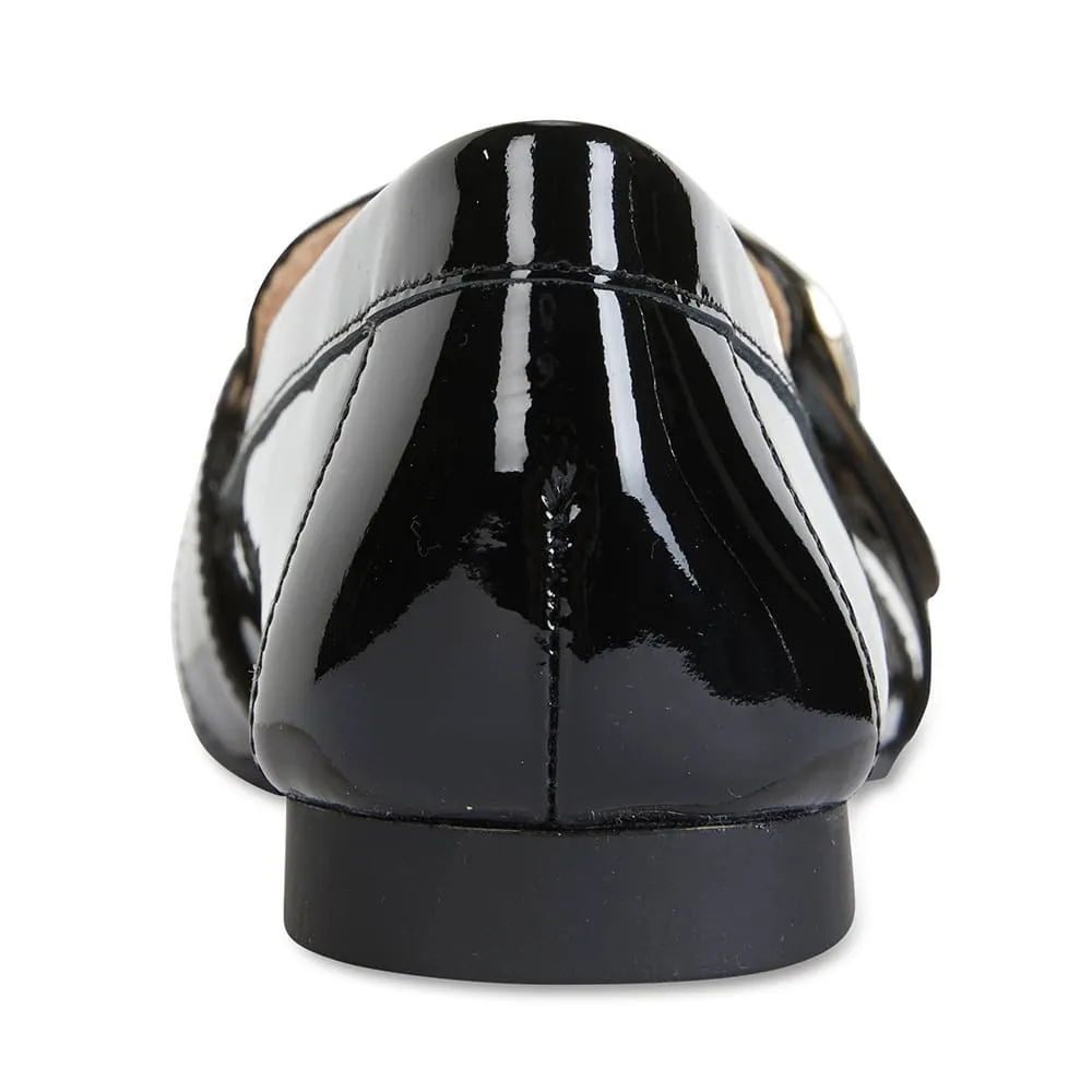 Tyson Loafer in Black Patent