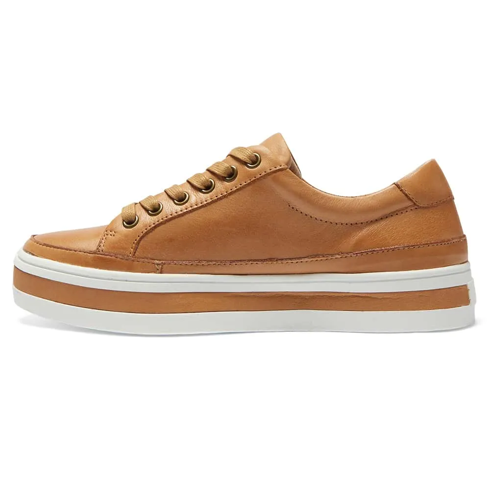 Uruguay Sneaker in Tan Leather