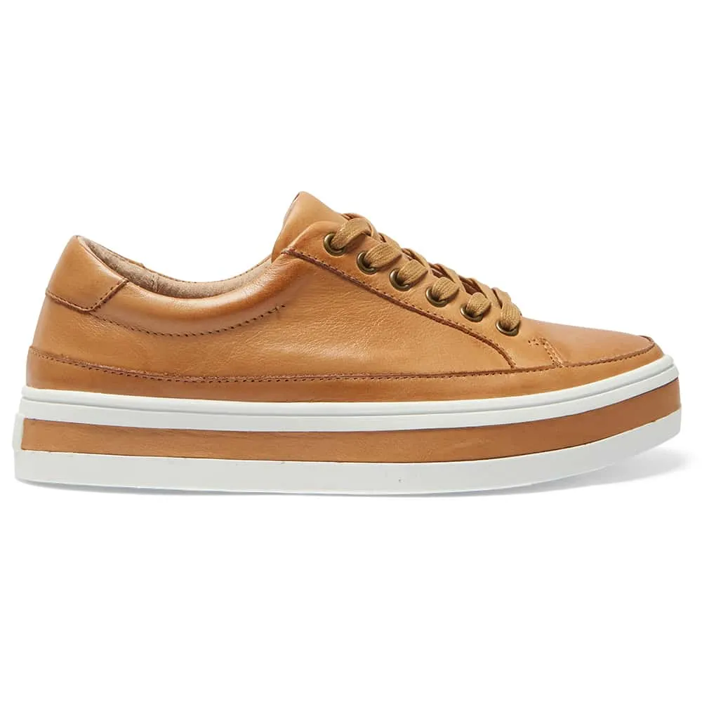 Uruguay Sneaker in Tan Leather