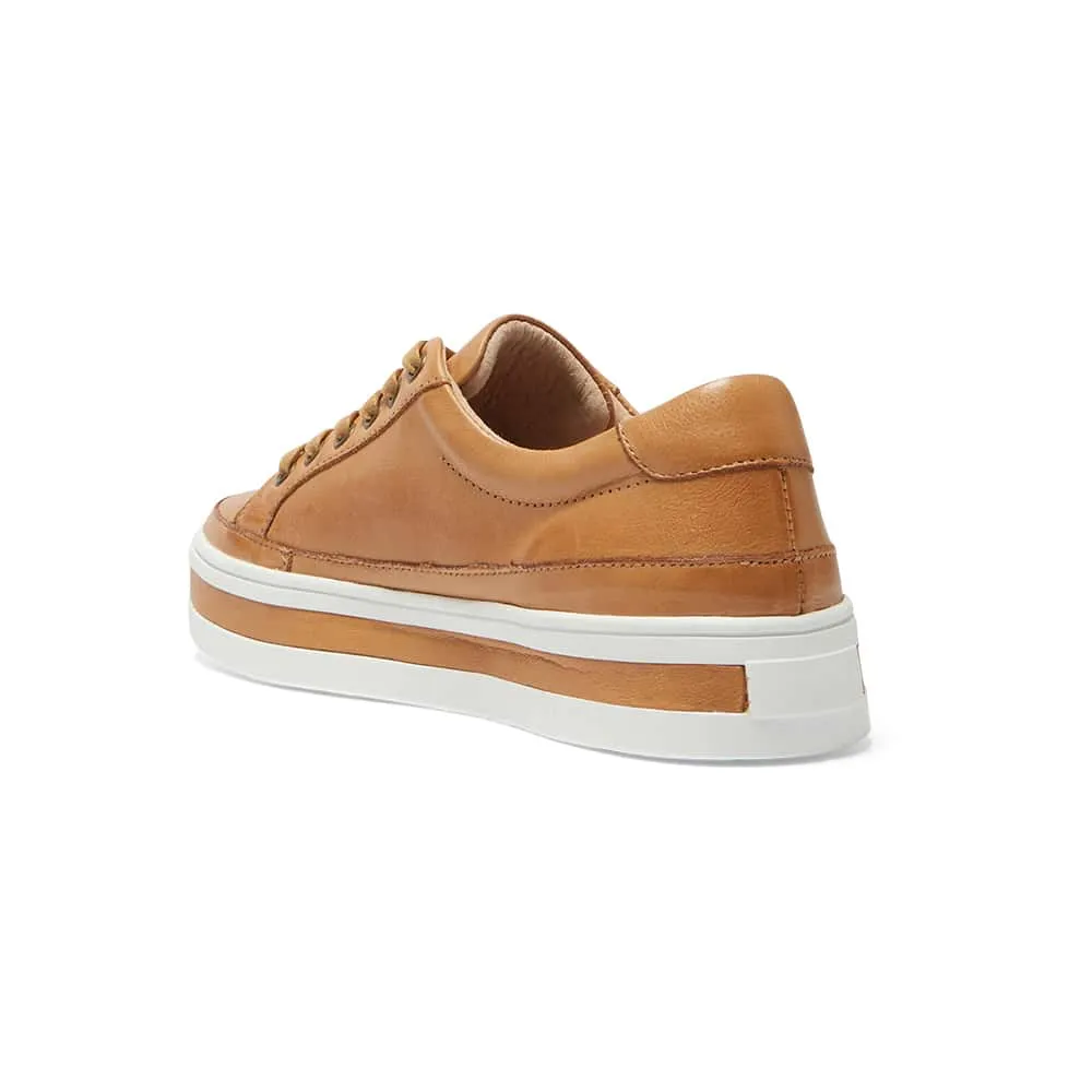 Uruguay Sneaker in Tan Leather