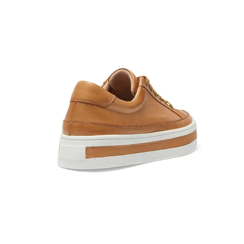 Uruguay Sneaker in Tan Leather