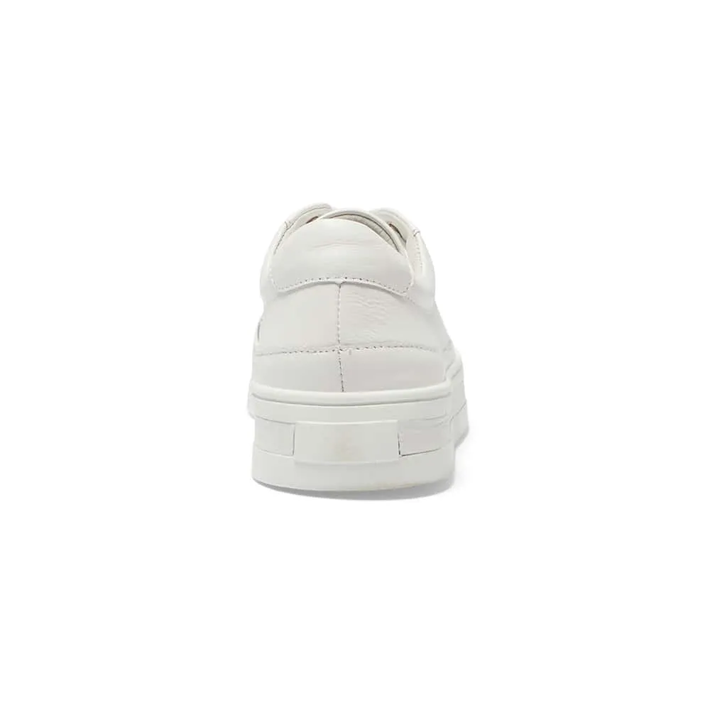 Uruguay Sneaker in White Leather