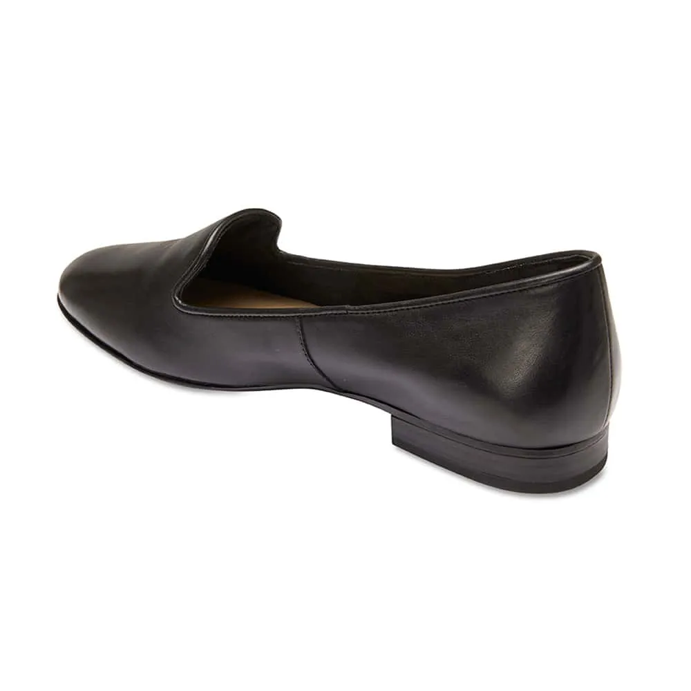 Usher Loafer in Black Leather