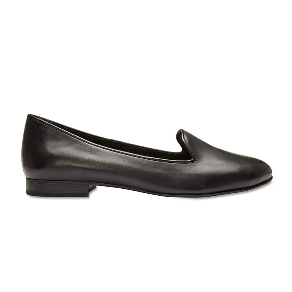 Usher Loafer in Black Leather