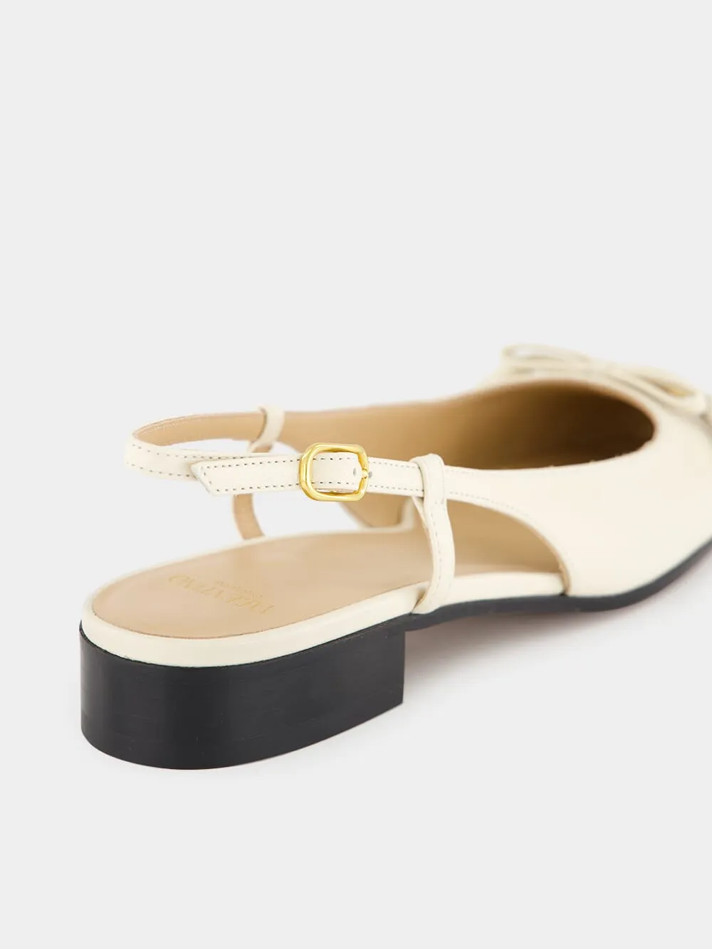 Valet Du Roi Two-Tone Slingback Ballerina