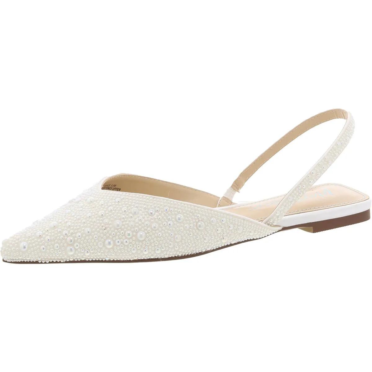 Vance Womens Embellished Pointed Toe Slingbacks
