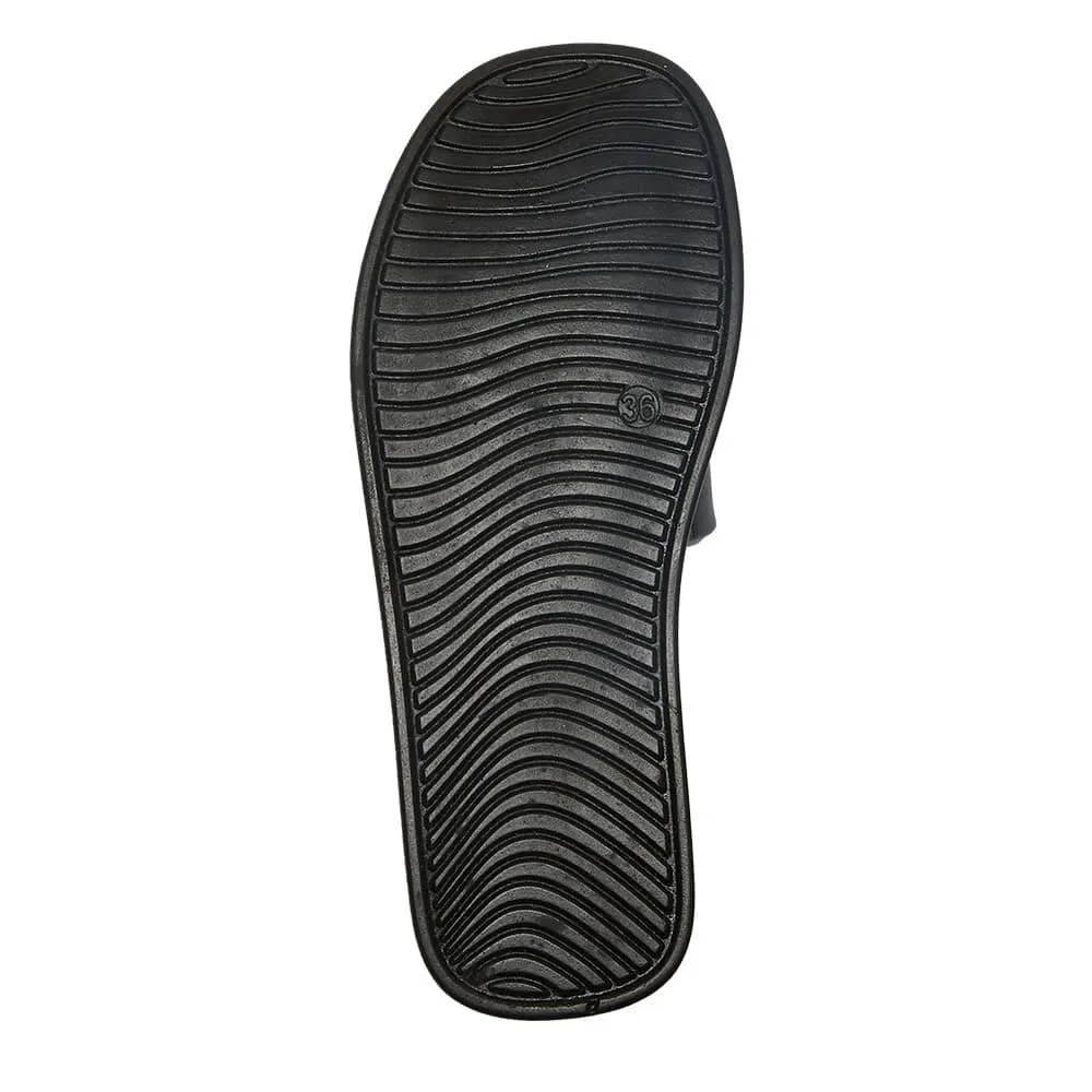 Vandel Slide in Black Smooth