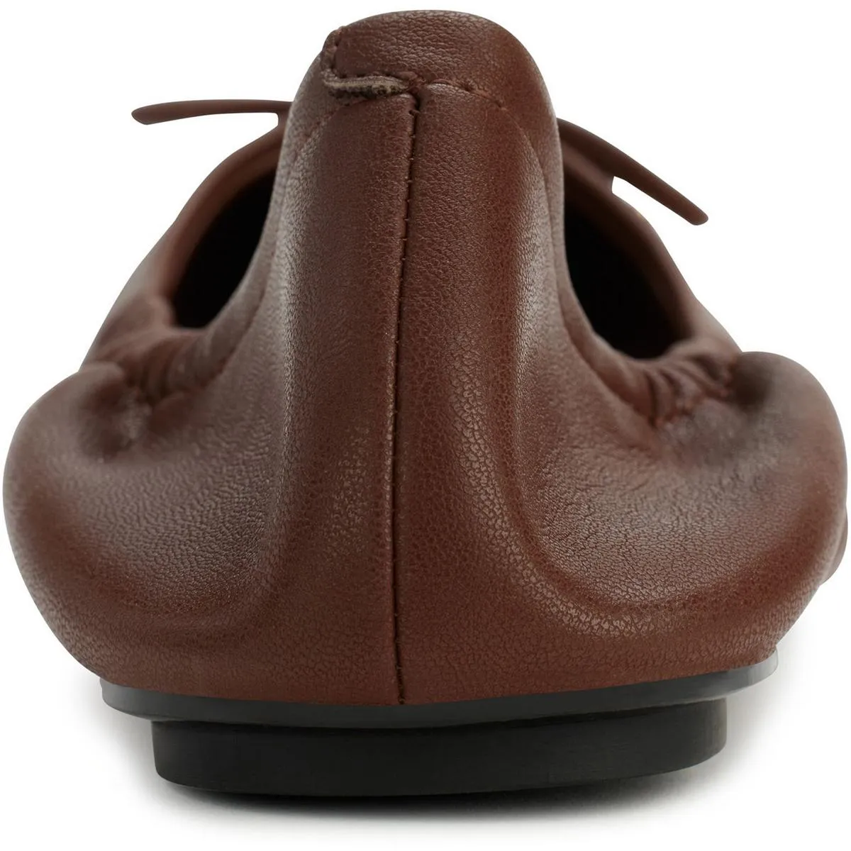 Velma Womens Bow Man Made Flat Shoes