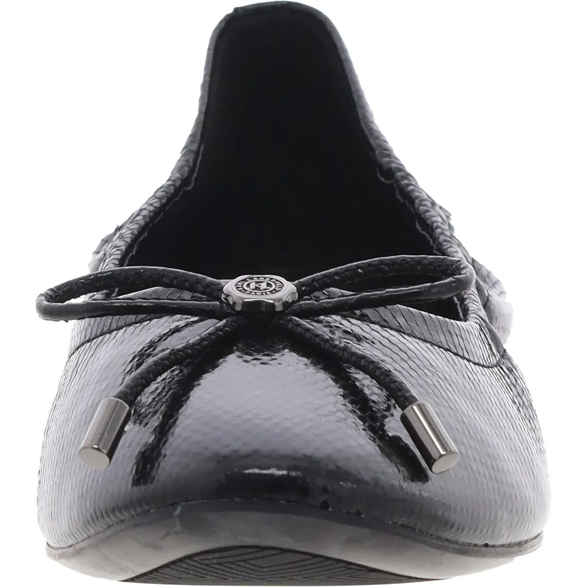 VELMA Womens Bow Manmade Flat Shoes