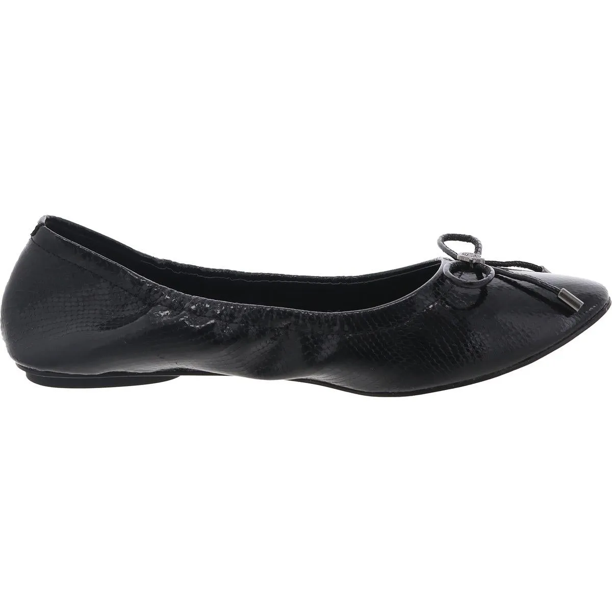 VELMA Womens Bow Manmade Flat Shoes