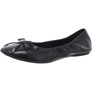 VELMA Womens Bow Manmade Flat Shoes