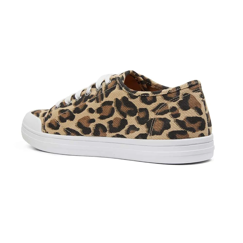 Ventura Sneaker in Leopard Canvas