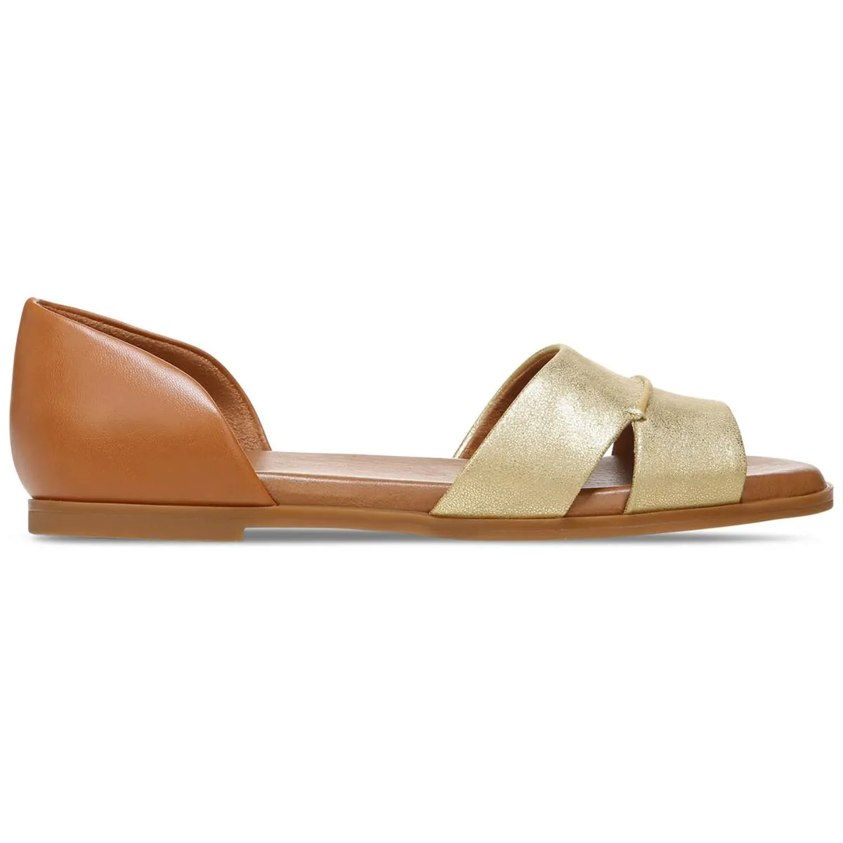 Vieni  Womens Slip On Open Toe D'Orsay